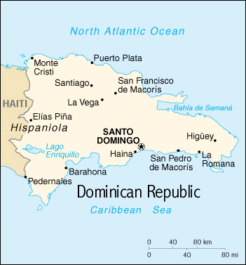 Map of Dominican Republic